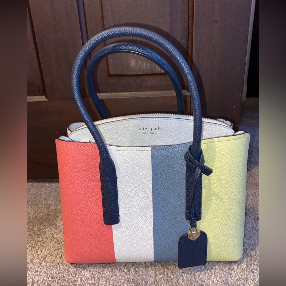 Kate spade summer striped bag